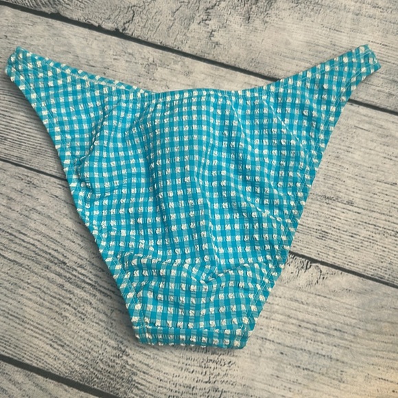 NEW Lilly Pulitzer Pico High-Cut Bikini Bottoms Women’s Striped Blue White - 2 - Picture 5 of 5